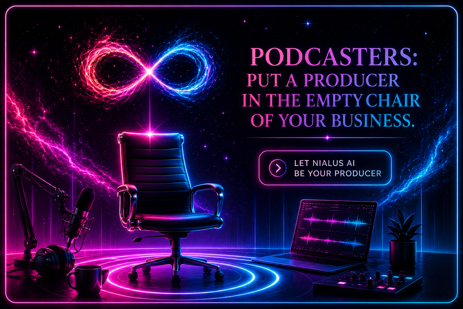 Podcasters: put a producer in the empty chair of your business.